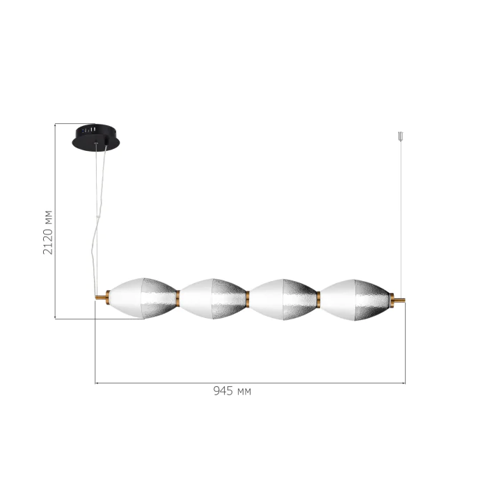 Подвесной светильник ST LUCE ICE SL6130.403.24