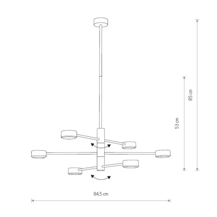 Подвесная люстра Nowodvorski Orbit White 7942
