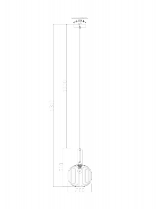 Подвесной светильник Freya Zelma FR8012PL-01AM