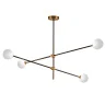 Подвесная люстра Delight Collection Bistro Globe 9389P/4 black/gold