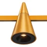 Магнитный трековый светильник FARM Золотистый LED 1*5W 3000K 272Lm Ra90 60 IP20 D70xH11 ST813.206.05