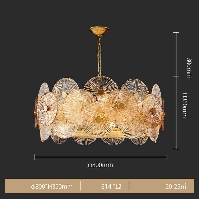 Подвесная люстра Delight Collection 8848 8848-80 gold