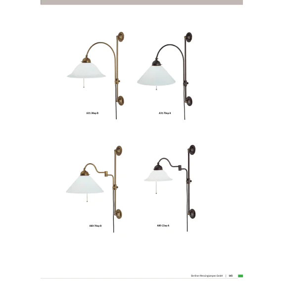 Бра Berliner Messinglampen A80-70opB