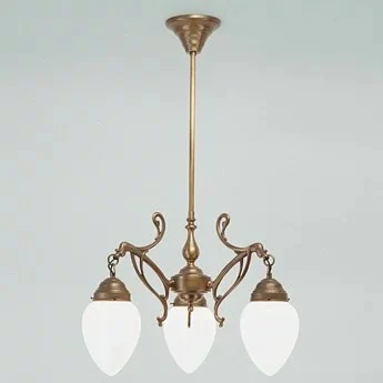 Люстра на штанге Berliner Messinglampen D27-123opB