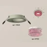 Комплект встраиваемого светильника с композитным хрусталем Ambrella light XC7623022