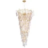 Люстра Crystal Lux REINA SP34 D1200 GOLD PEARL