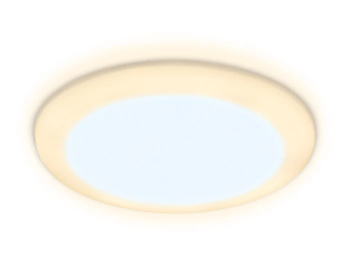 Встраиваемый cветодиодный светильник с регулируемым крепежом и подсветкой Ambrella light DCR307