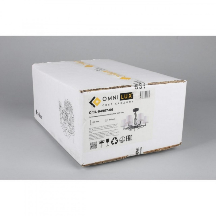 Люстра потолочная Omnilux Reggello OML-64907-06