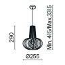Подвесной светильник Maytoni Roots MOD193PL-01W