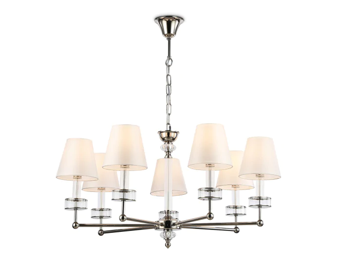 Подвесная люстра с абажурами и хрусталем AMBRELLA light LH71003