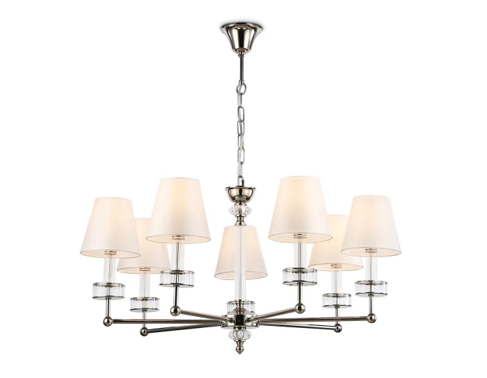 Подвесная люстра с абажурами и хрусталем AMBRELLA light LH71003
