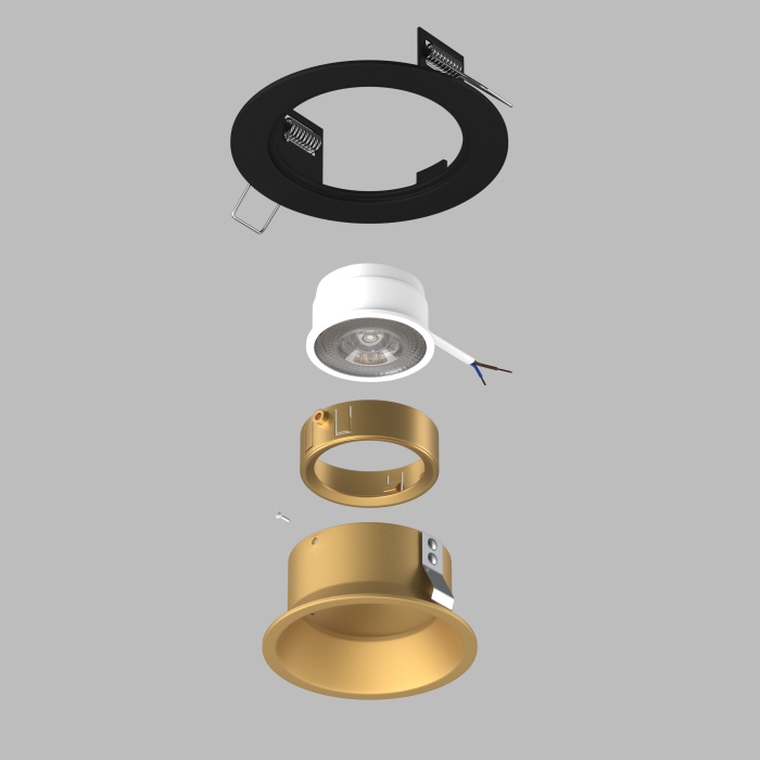 Комплект со светильником Lightstar Domino D61703GMOD