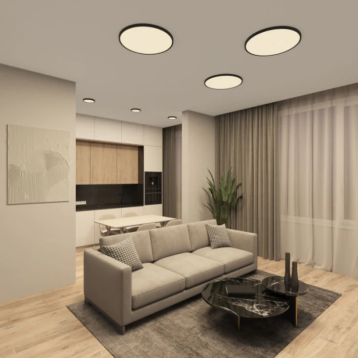 Накладной светильник Denkirs THIN DK6522-BK