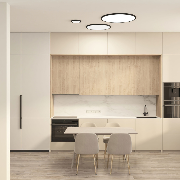 Потолочный светильник Denkirs THIN DK6522-BK