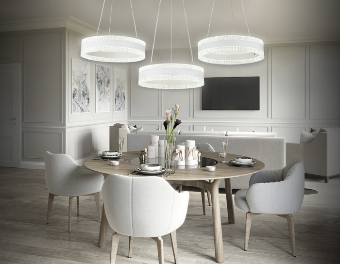 Управляемый подвесной светодиодный светильник Ambrella light FA6206