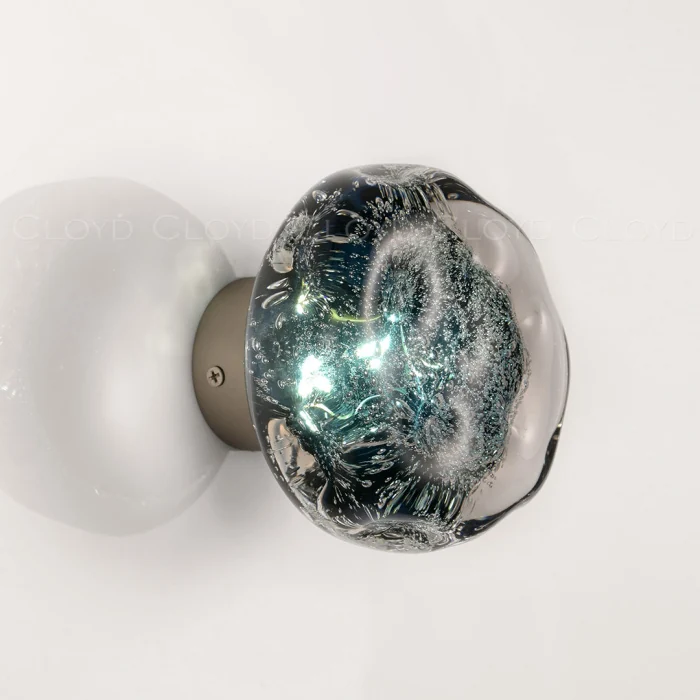 Бра Cloyd VOCAL W1 / латунь - синее стекло (арт.20369)