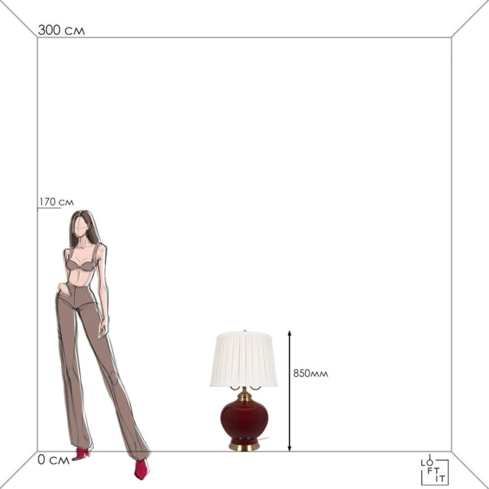Настольная лампа Loft it Ruby 10267T/L