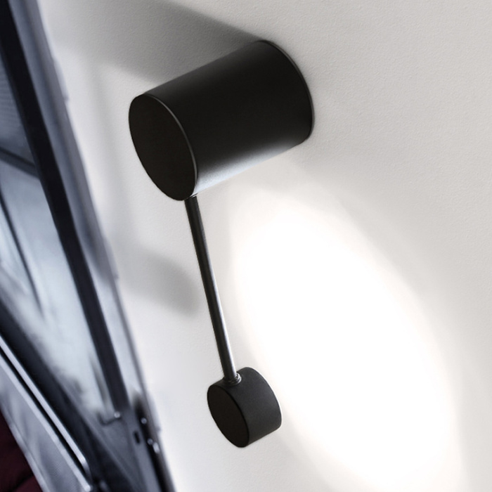 Бра Via Pin Wall L41,5 Black ImperiumLoft