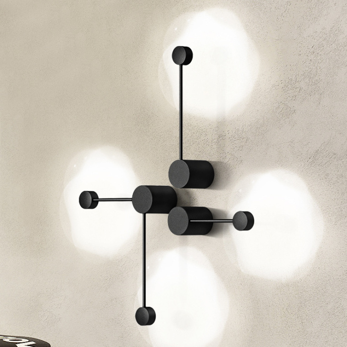 Бра Via Pin Wall L41,5 Black ImperiumLoft