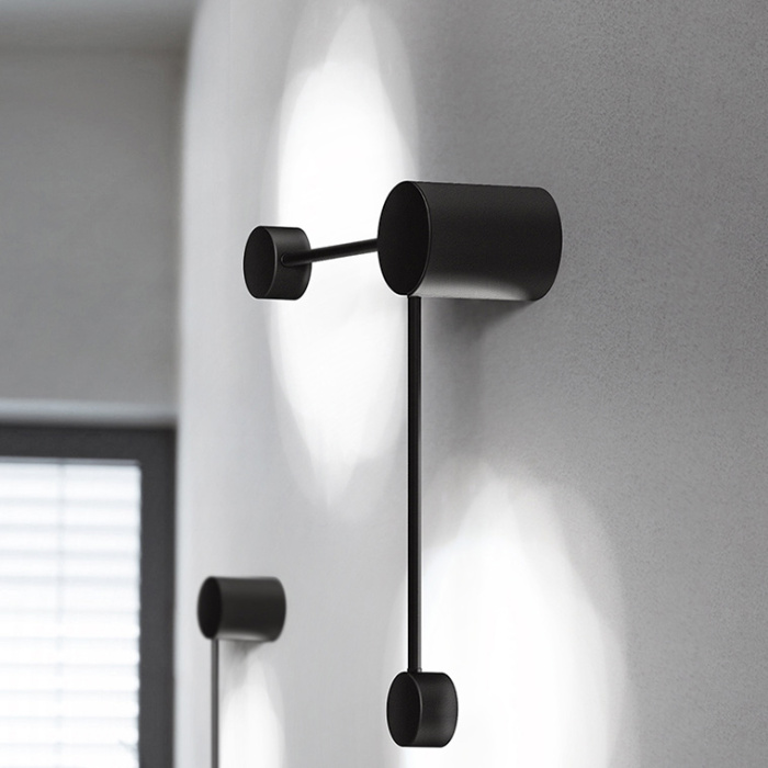 Бра Via Pin Wall L41,5 Black ImperiumLoft