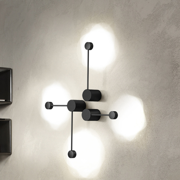 Бра Via Pin Wall L41,5 Black ImperiumLoft