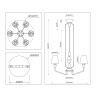 Подвесная люстра HIGH LIGHT AMBRELLA LIGHT LH75401