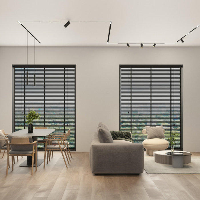 Трековый акцентный светильник SIMPLE SPOT DK8120-BK