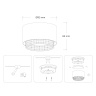 Накладной точечный светильник GX53 Ambrella light TN71275