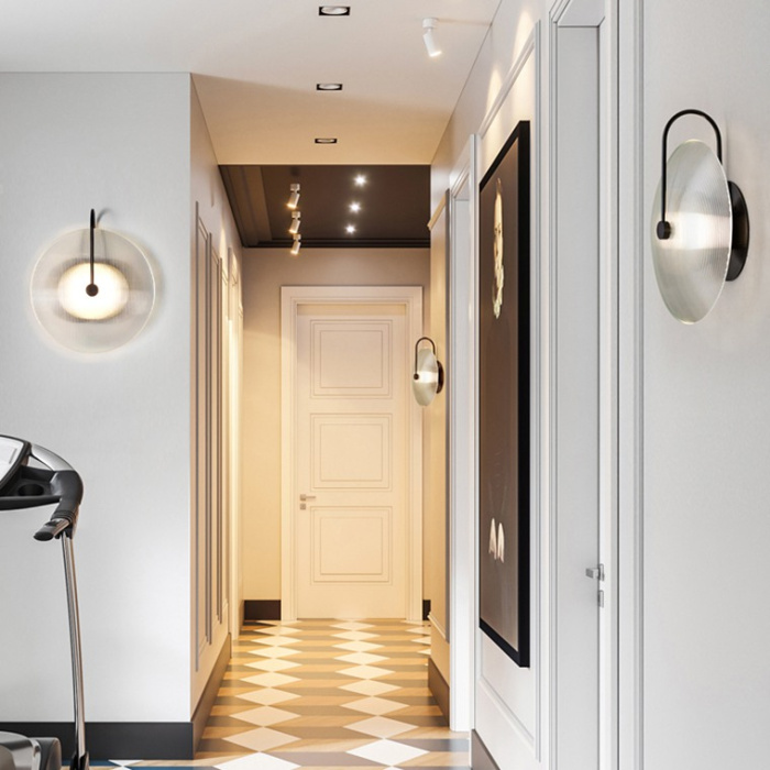 Настенный светильник EMMEN Черный ImperiumLoft