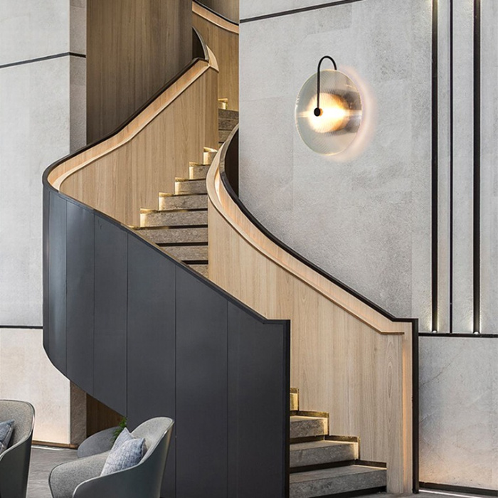 Настенный светильник EMMEN Черный ImperiumLoft