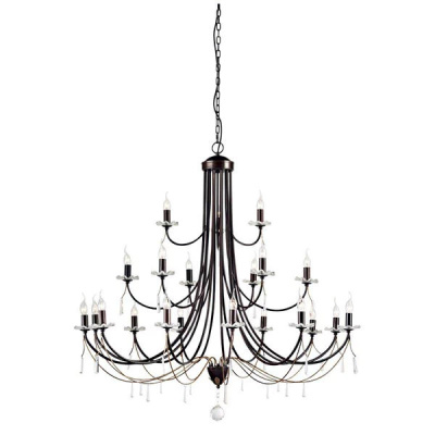 Подвесная люстра L'ARTE LUCE RIALTO L15400.88 с подвесками из хрусталя