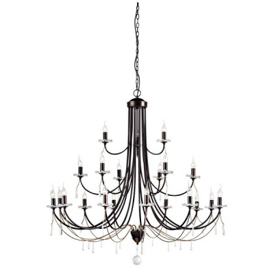 Подвесная люстра L&#039;ARTE LUCE RIALTO L15400.88 с подвесками из хрусталя