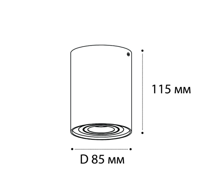 Светильник накладной Italline M02-85115 black