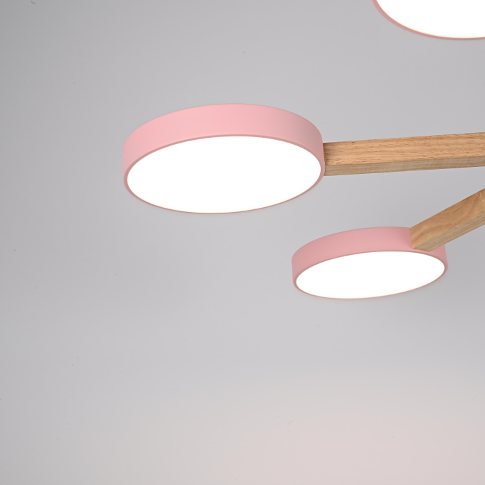 Потолочная люстра TURNA 6 Pink ImperiumLoft