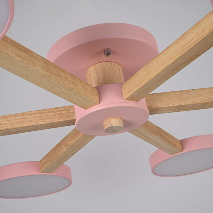 Потолочная люстра TURNA 6 Pink ImperiumLoft