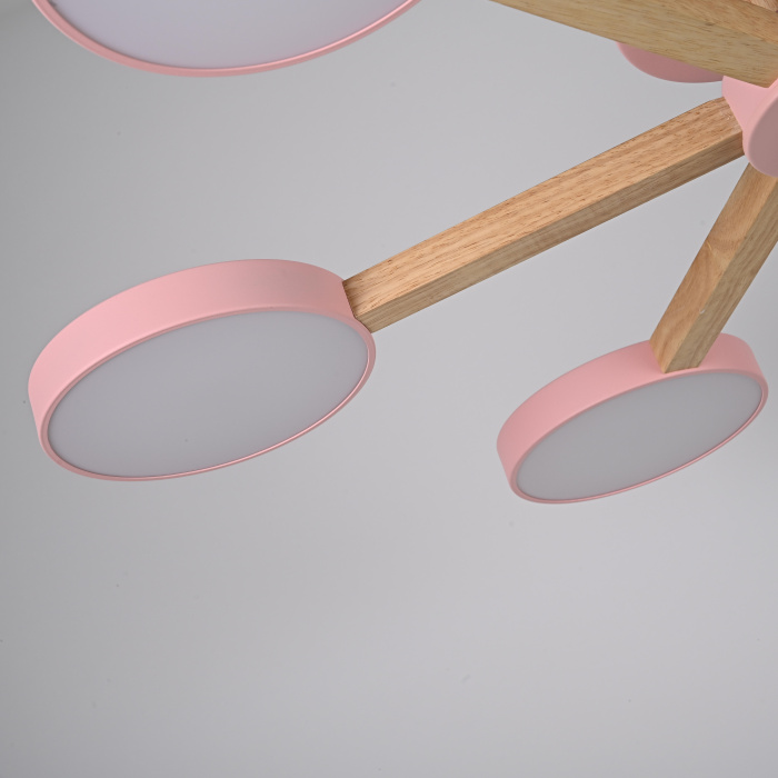 Потолочная люстра TURNA 6 Pink ImperiumLoft