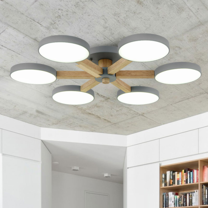 Потолочная люстра TURNA 6 Pink ImperiumLoft