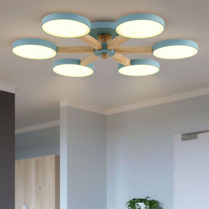 Потолочная люстра TURNA 6 Pink ImperiumLoft