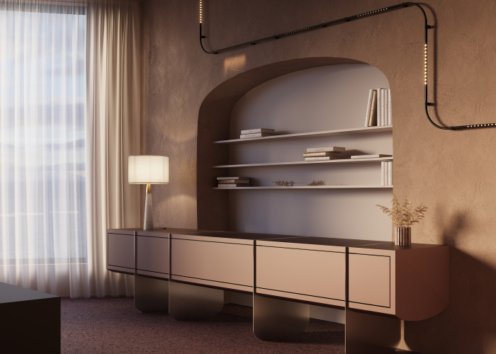 Трековый светильник Maytoni Points C101CL-L500-12W3-6K-B