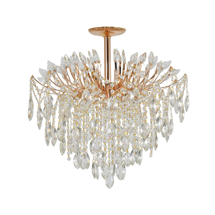 Потолочная люстра на штанге DIMOSARI ESCADA 2104/8P Gold