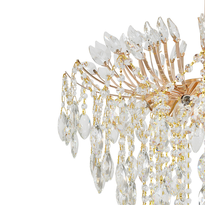 Потолочная люстра на штанге DIMOSARI ESCADA 2104/8P Gold