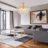 Потолочная люстра на штанге DIMOSARI ESCADA 2104/8P Gold
