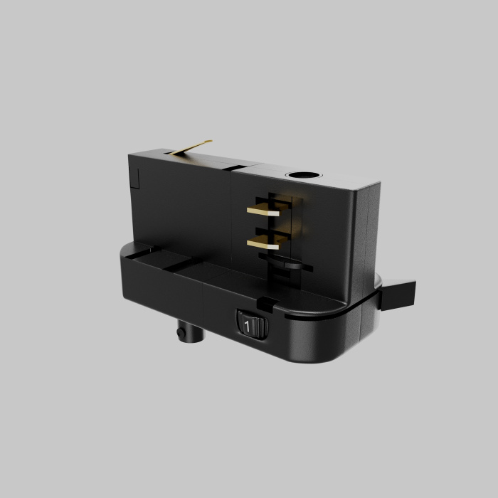 Коннектор для подвесного светильника Trinity TRA005-3-A-B, черный Maytoni TRA005-3-A-B