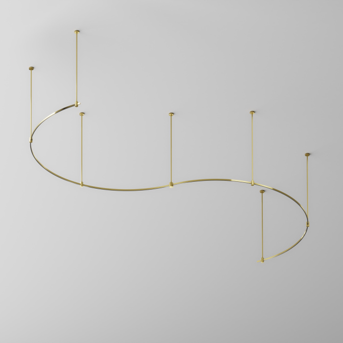 Шинопровод круглый из полукругов Maytoni Busbar trunkings Flarity TRX154-2SR-D1800-BS