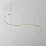 Шинопровод круглый из полукругов Maytoni Busbar trunkings Flarity TRX154-2SR-D1800-BS