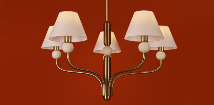 Люстра на штанге Freya Aurelia FR2058PL-05BS