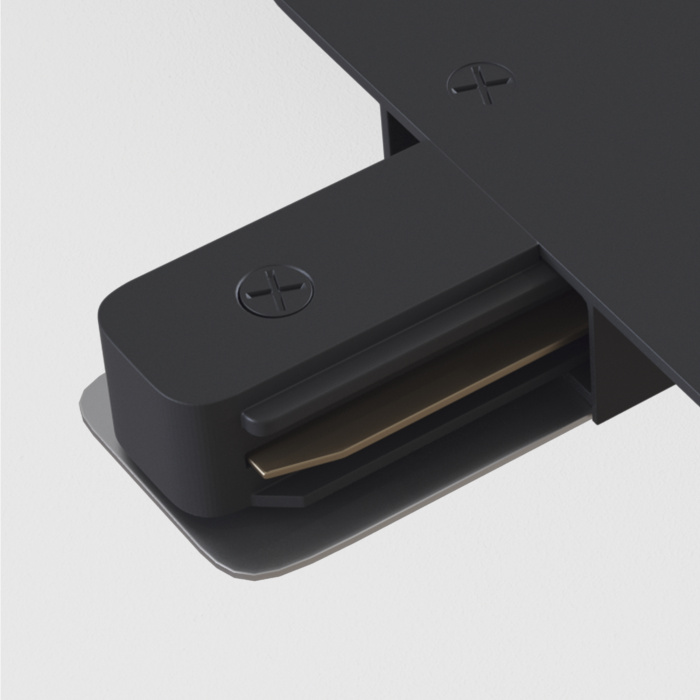 Коннектор L-образный Unity встраиваемый черный Maytoni TRA002CL-11B