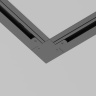 Коннектор L-образный Unity встраиваемый черный Maytoni TRA002CL-11B