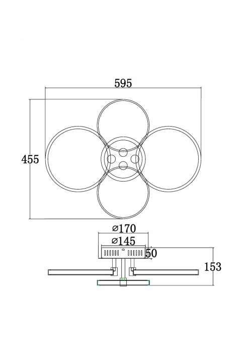 Потолочный светильник Freya Gritta Market FR10018CL-L40W