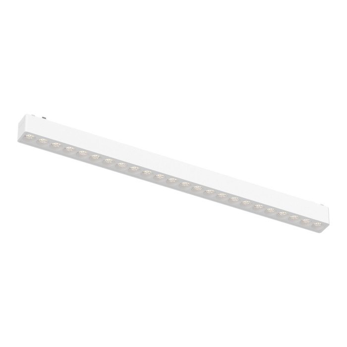 Магнитный трековый светильник Белый LED 1*24W 3000K 1 640Lm Ra>90 36° IP20 L445xW26xH24 ST673.536.24